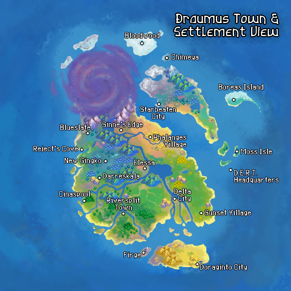 Pmd Mini Map Introduction: Continent Map – PMD Fanfiction